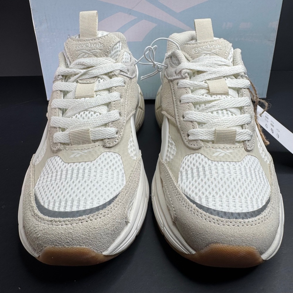 Reebok Chaos Womens Sneakers Natural Tan Suede Mesh FuelFoam AR30303W-CTT Size 7 - Picture 6 of 11